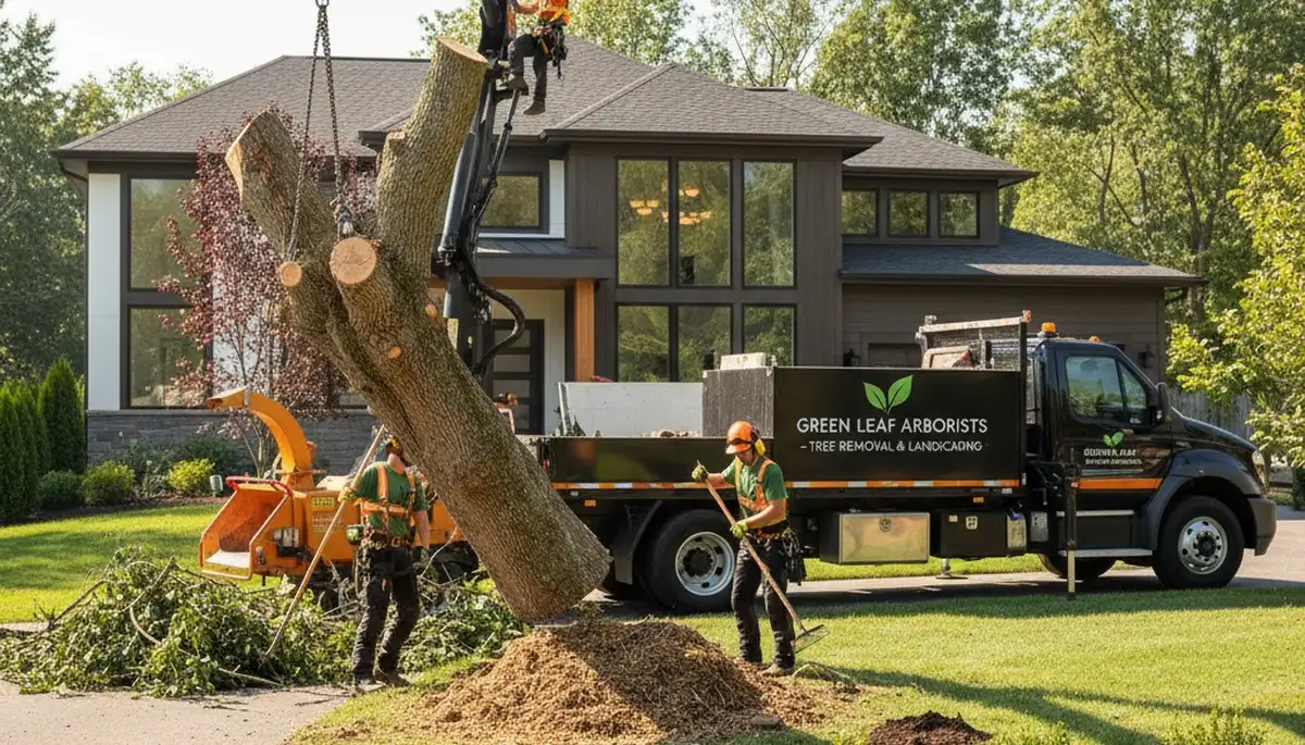 Professional landscaping and tree removal service in Columbus, OH by Chop Chop Tree