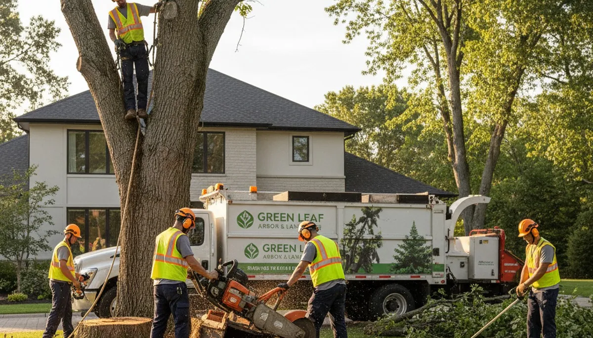Professional lawn care and tree removal service in Columbus, OH by Chop Chop Tree experts