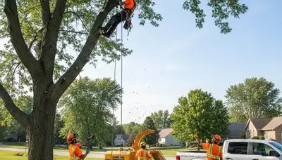Professional tree removal service in Columbus, OH by local certified arborists