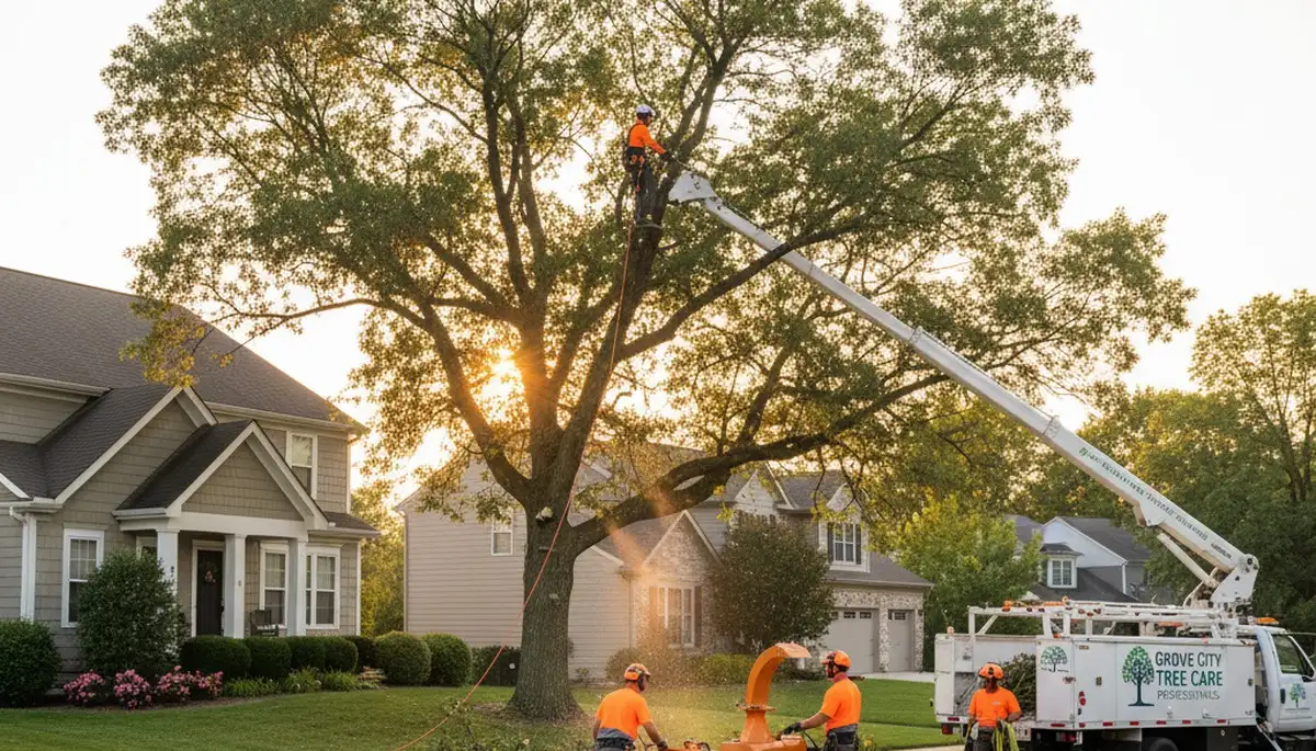 Professional tree removal service in Columbus, OH by treetrimmingcolumbusohio.com experts